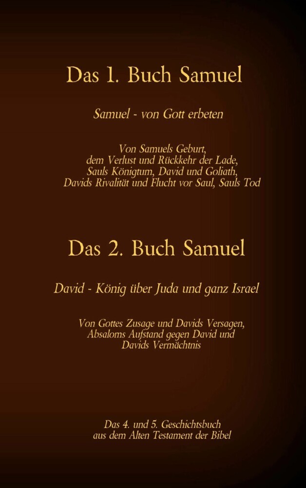 Das 4. und 5. Geschichtsbuch aus dem Alten Testament der Bibel main product photo