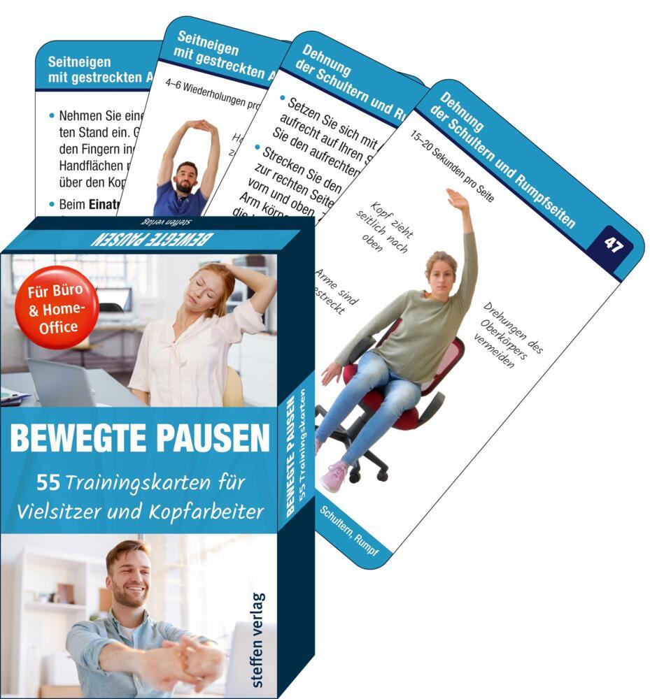 Trainingskarten: Bewegte Pausen für Büro & Home-Office main product photo