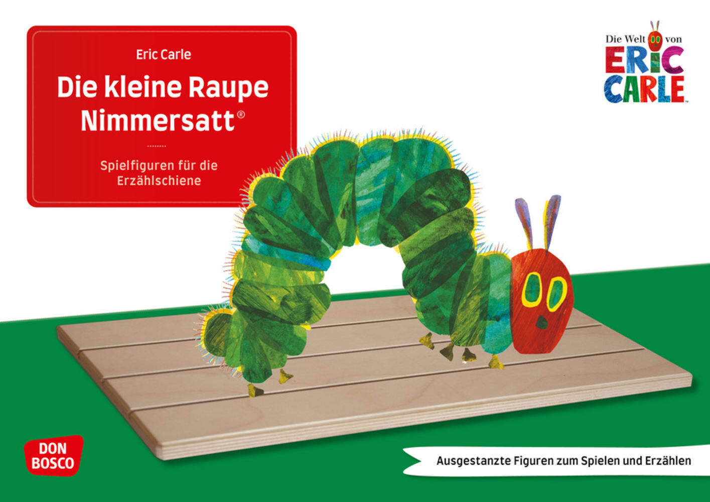 Die kleine Raupe Nimmersatt. Erzählschienen-Figurenset main product photo