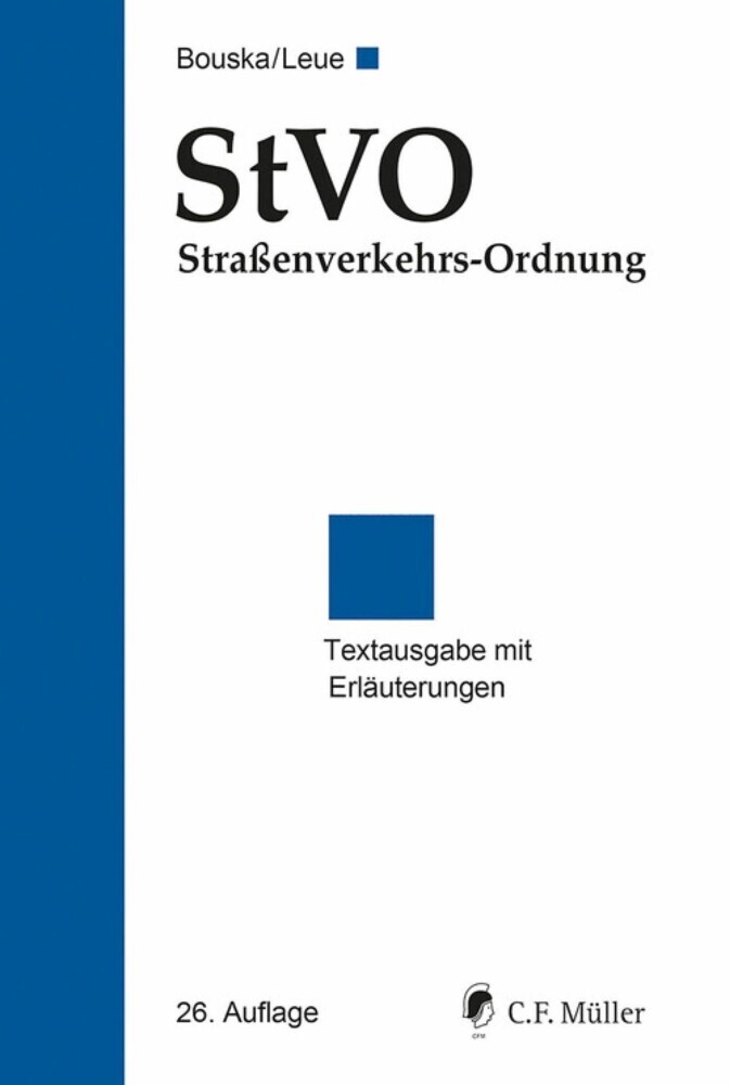 StVO Straßenverkehrs-Ordnung main product photo