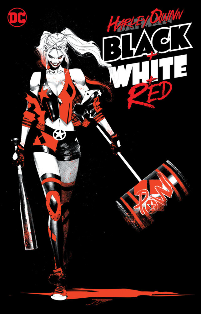 Harley Quinn Black + White + Red main product photo