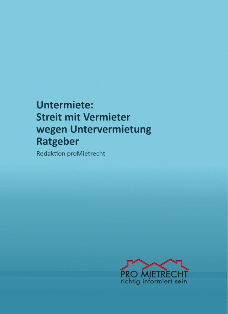 Untermiete: Streit mit Vermieter wegen Untervermietung main product photo