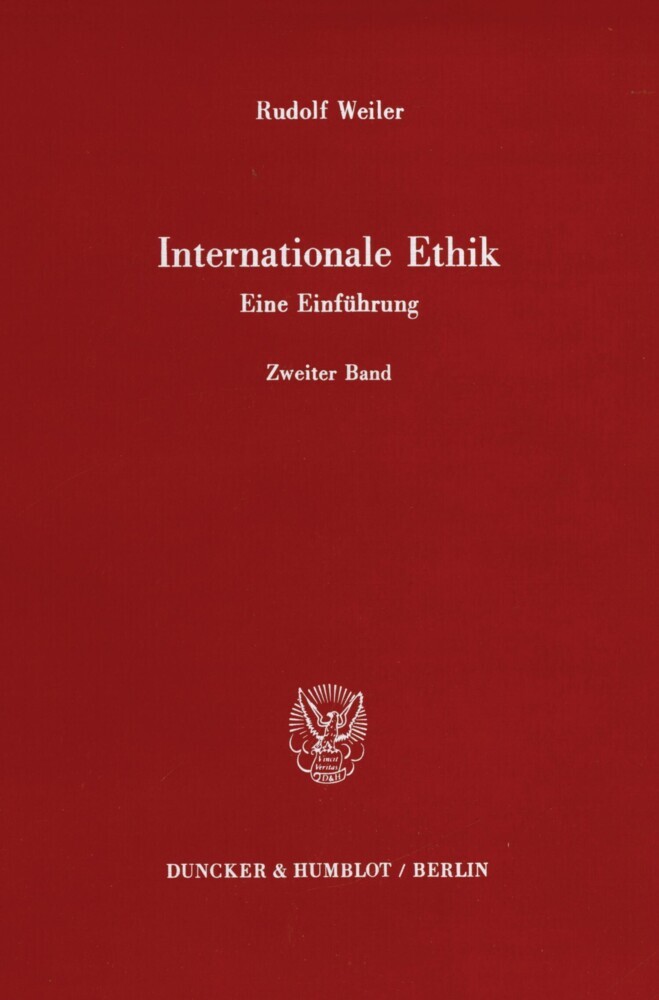 Internationale Ethik. Eine Einführung. main product photo