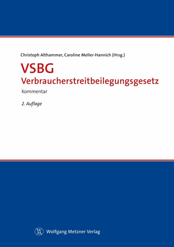VSBG - Verbraucherstreitbeilegungsgesetz main product photo