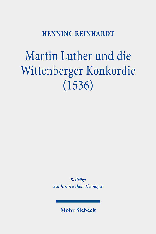 Martin Luther und die Wittenberger Konkordie (1536) main product photo