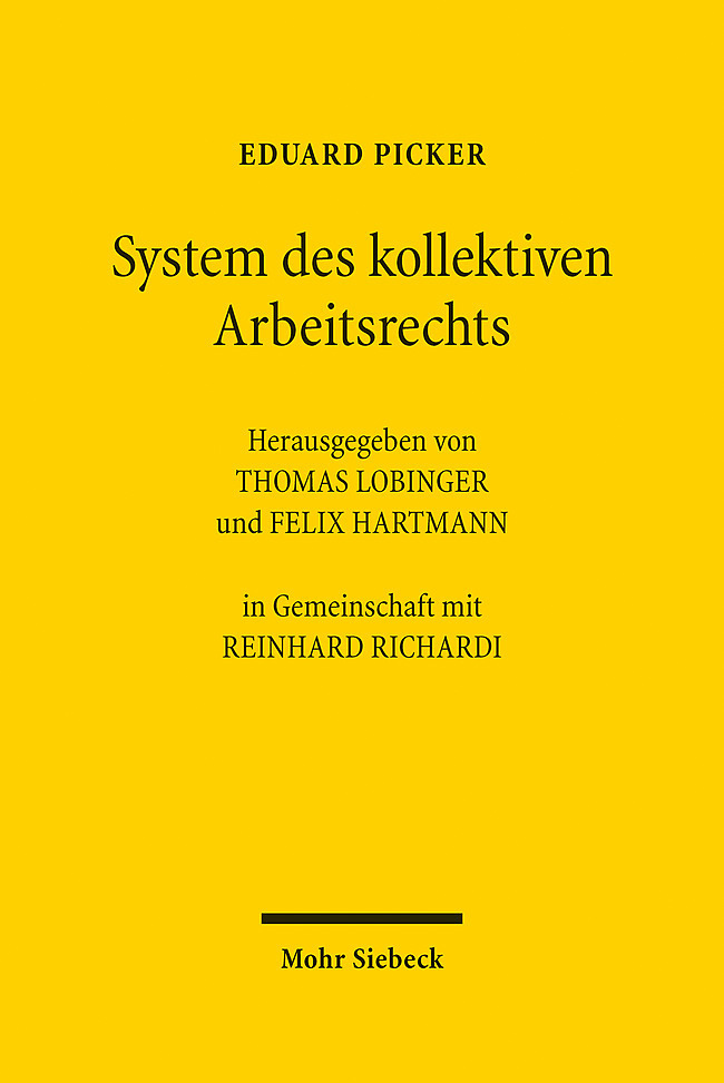System des kollektiven Arbeitsrechts main product photo