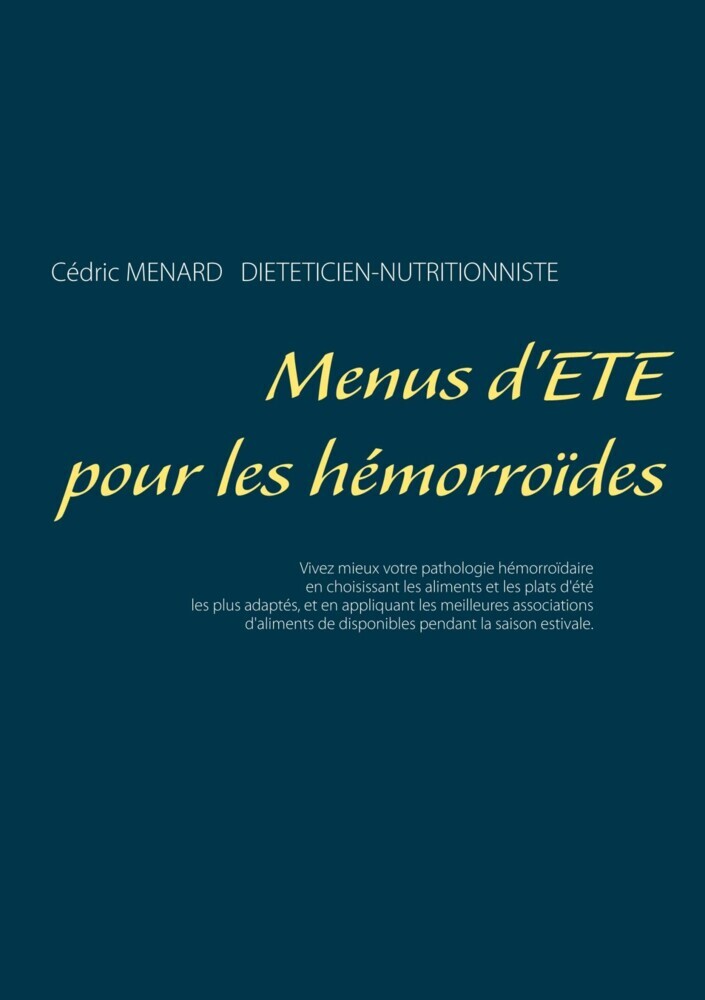 Menus d'été pour les hémorroïdes main product photo