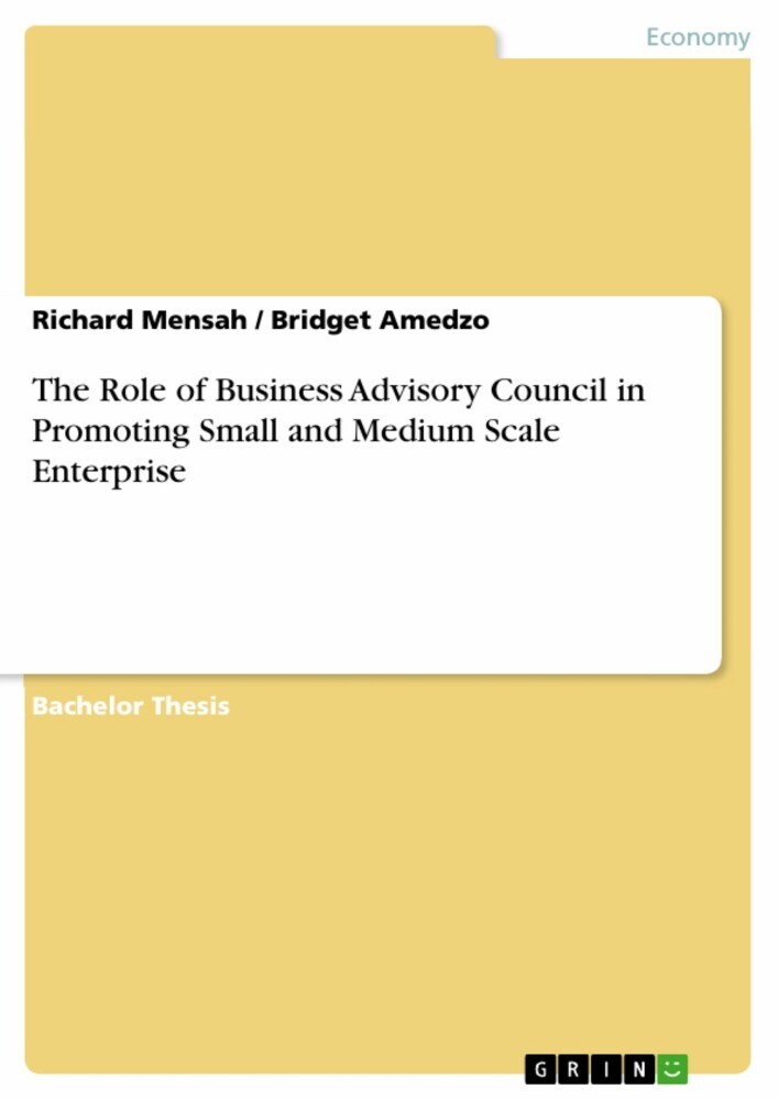 The Role of Business Advisory Council in Promoting Small and Medium Scale Enterprise main product photo