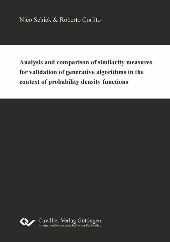 Analysis and comparison of similarity measures for validation of generative algorithms in the context of probability density functions main product photo