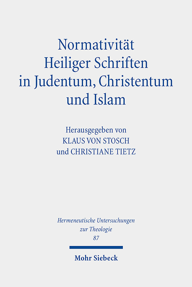 Normativität Heiliger Schriften in Judentum, Christentum und Islam main product photo