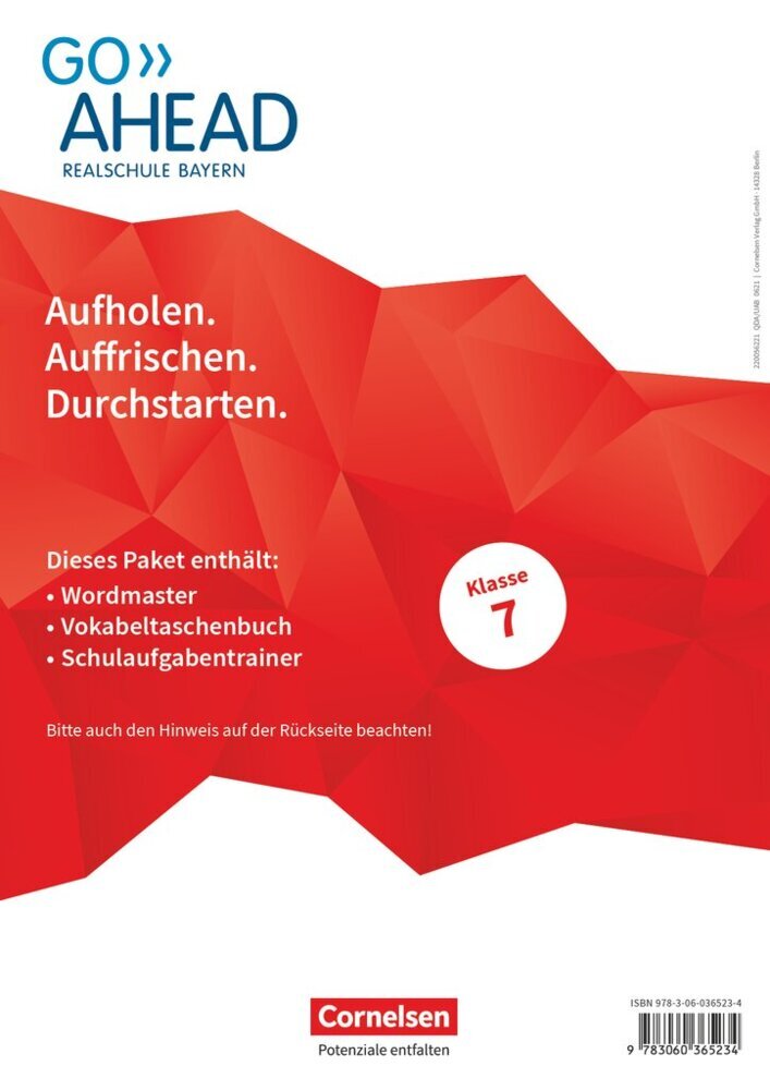Go Ahead - Realschule Bayern 2017 - 7. Jahrgangsstufe main product photo