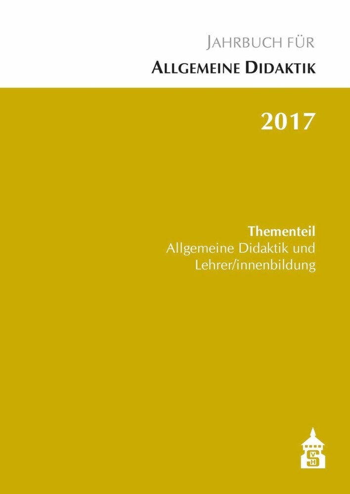 Jahrbuch für Allgemeine Didaktik 2017 main product photo