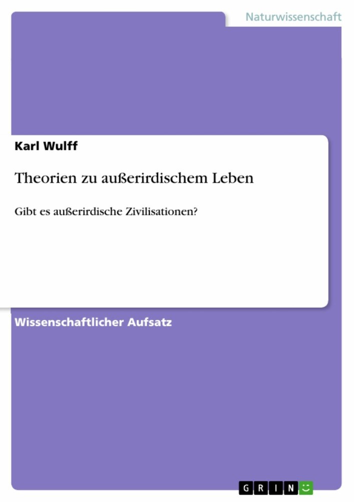 Theorien zu außerirdischem Leben main product photo