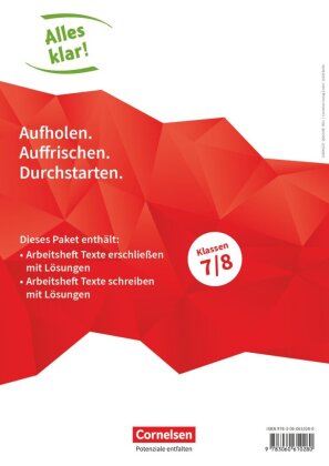 Alles klar! - Deutsch - Sekundarstufe I - 7./8. Schuljahr