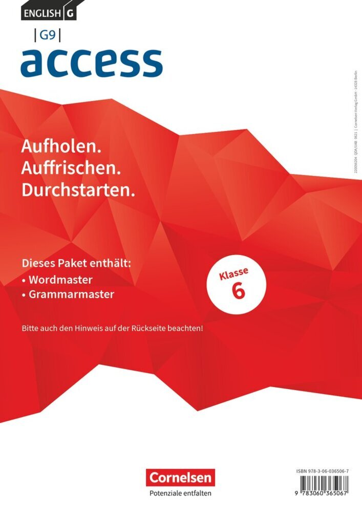 Access - G9 - Ausgabe 2019 - Band 2: 6. Schuljahr main product photo