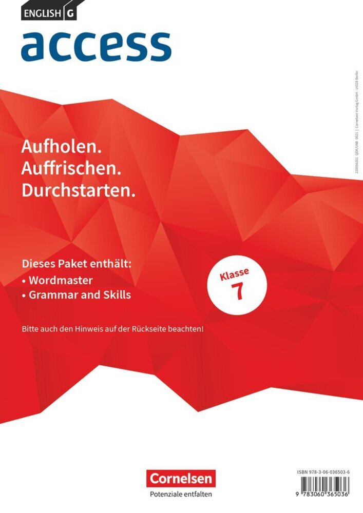 Access - Allgemeine Ausgabe 2014 / Baden-Württemberg 2016 - Band 3: 7. Schuljahr main product photo