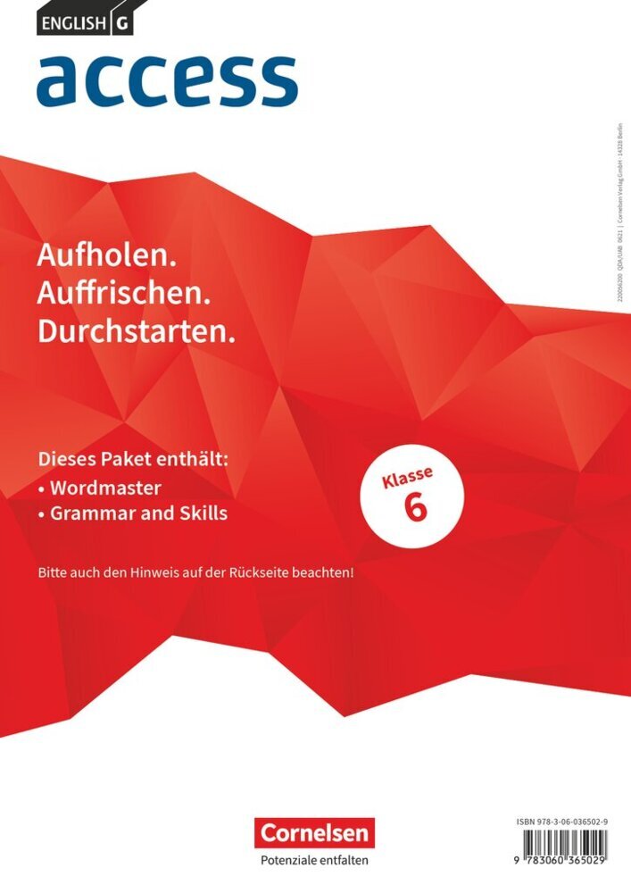 Access - Allgemeine Ausgabe 2014 / Baden-Württemberg 2016 - Band 2: 6. Schuljahr main product photo