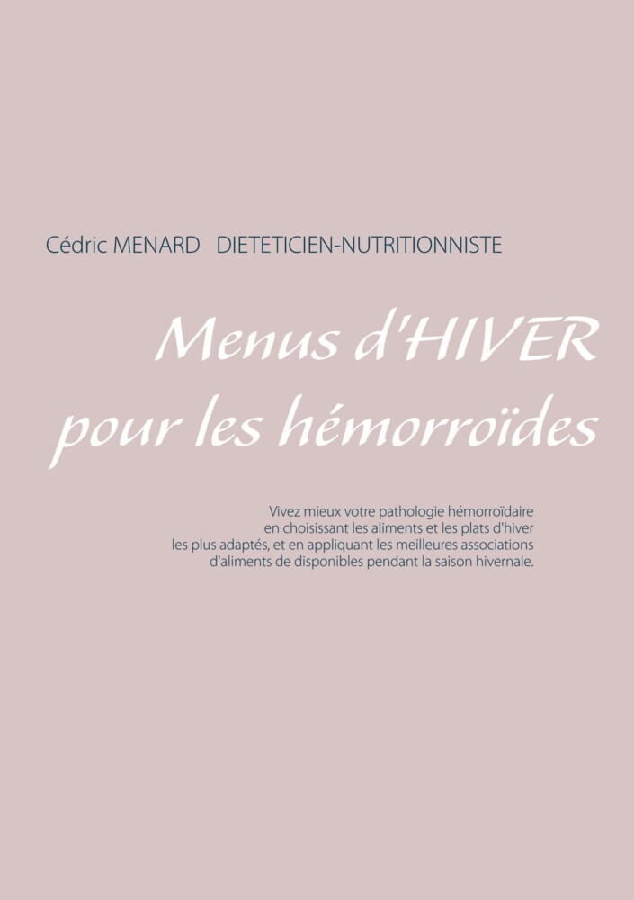 Menus d'hiver pour les hémorroïdes main product photo