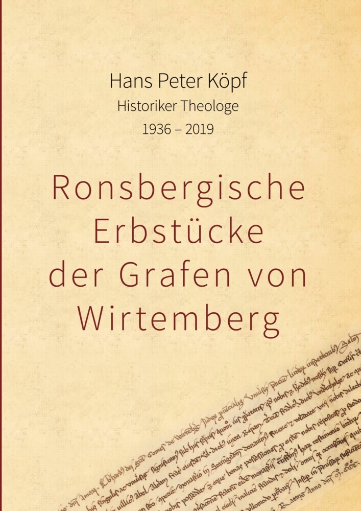 Ronsbergische Erbstücke der Grafen von Wirtemberg main product photo