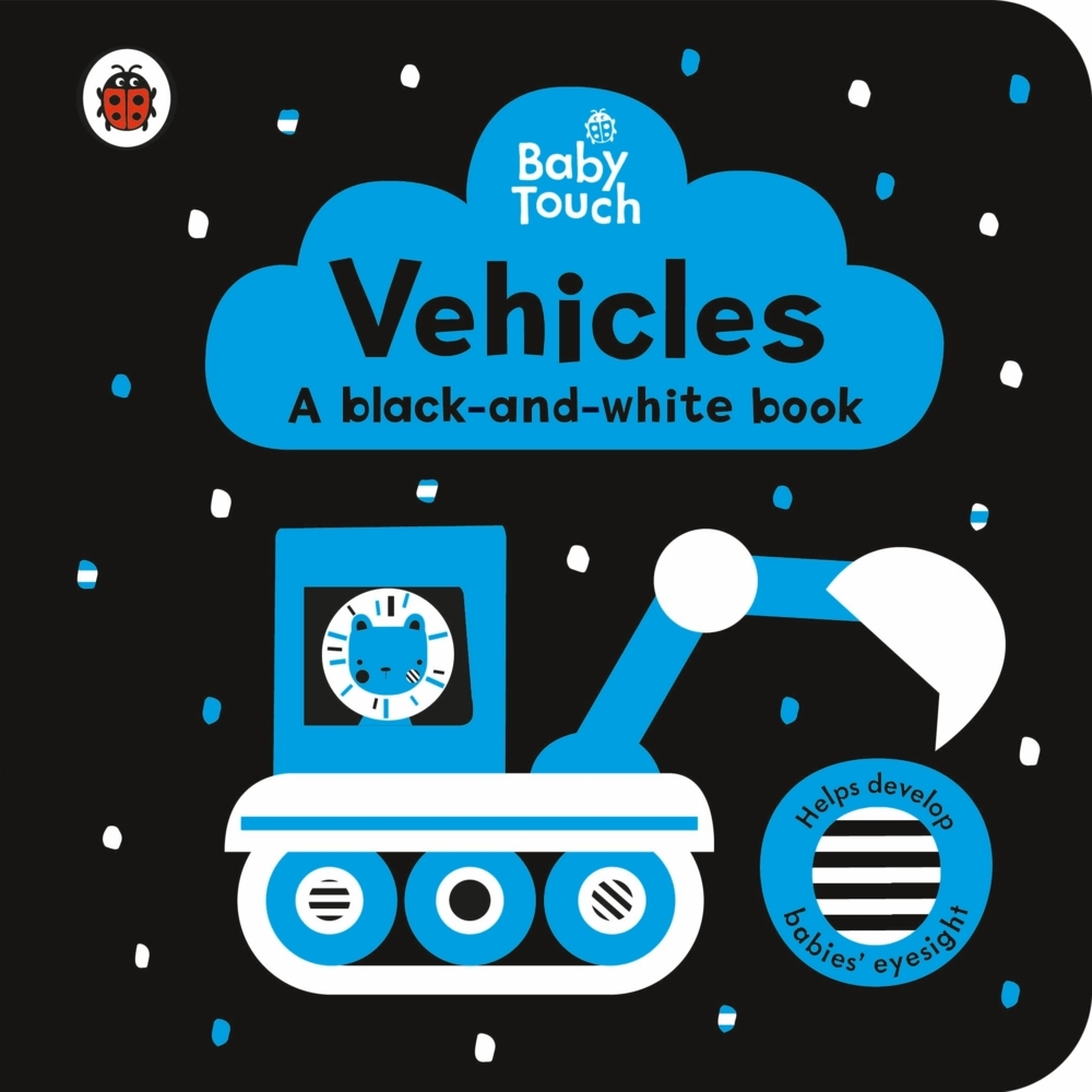 Baby Touch: Vehicles: a black-and-white book main product photo