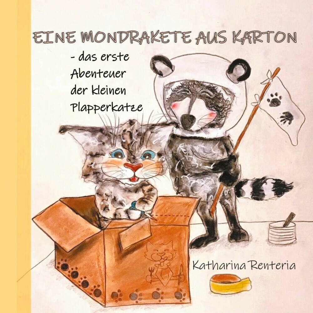Eine Mondrakete aus Karton main product photo
