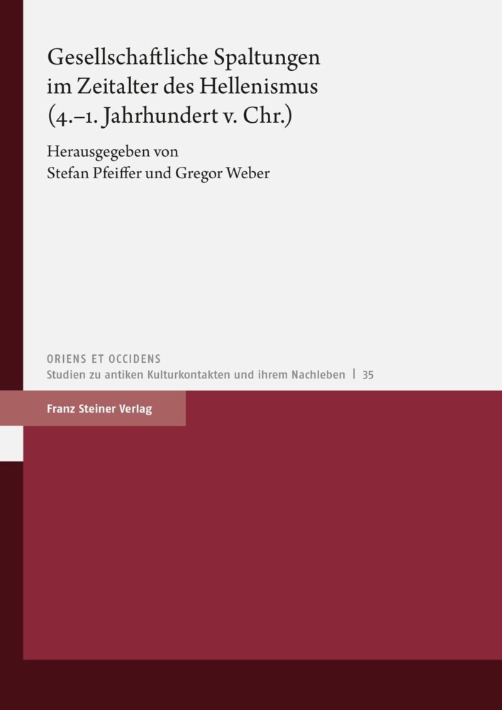Gesellschaftliche Spaltungen im Zeitalter des Hellenismus (4.-1. Jahrhundert v. Chr.) main product photo
