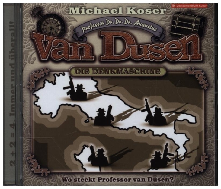 Wo steckt Prof. van Dusen, 1 Audio-CD, 1 Audio-CD main product photo