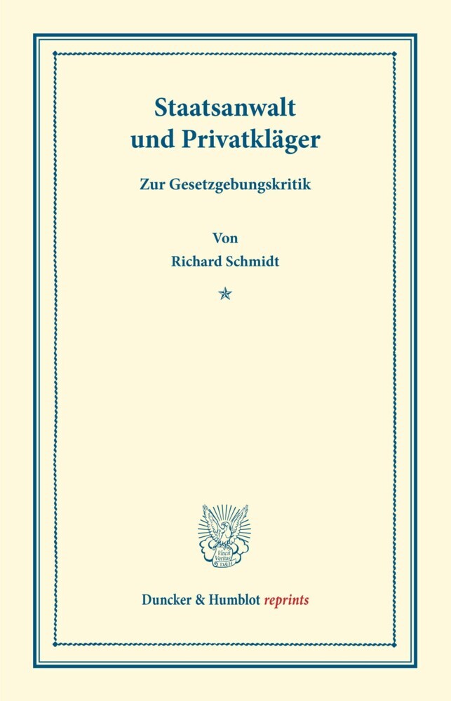Staatsanwalt und Privatkläger. main product photo