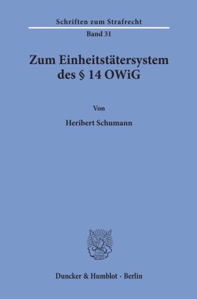 Zum Einheitstätersystem des    14 OWiG.