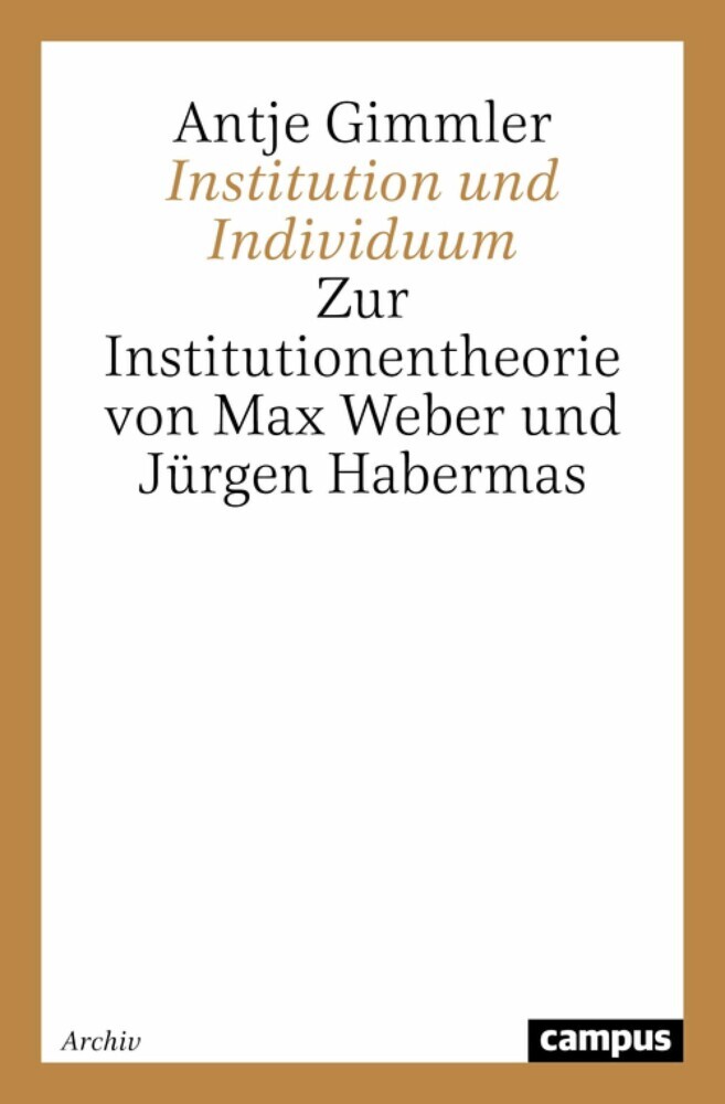 Institution und Individuum main product photo