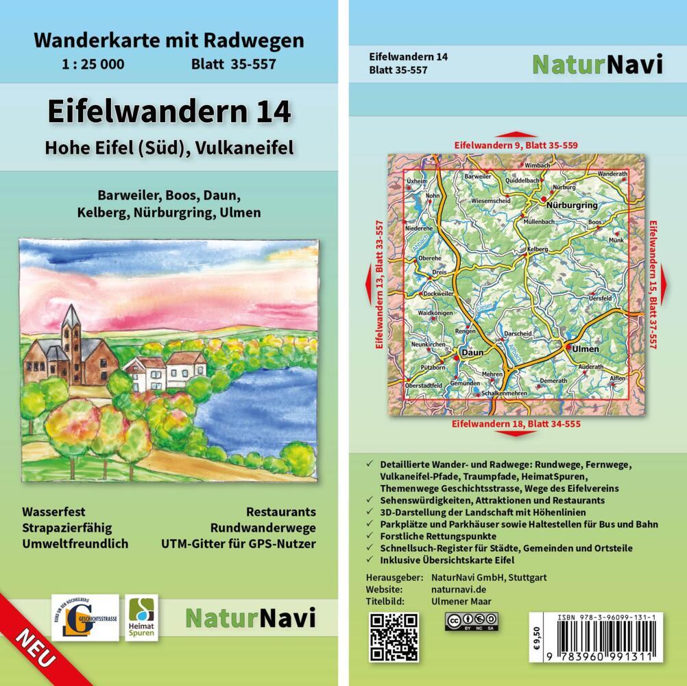 Eifelwandern 14 - Hohe Eifel (Süd), Vulkaneifel main product photo