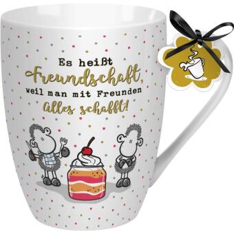 Lieblingstasse "Es heißt Freundschaft, weil man mit Freunden alles schafft"
