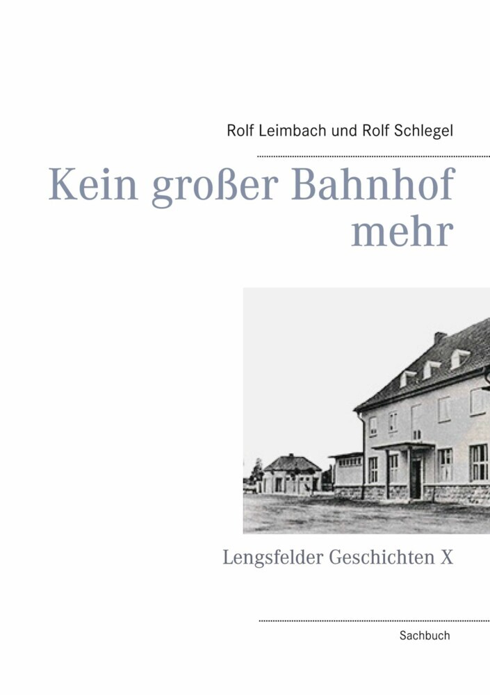 Kein großer Bahnhof mehr main product photo