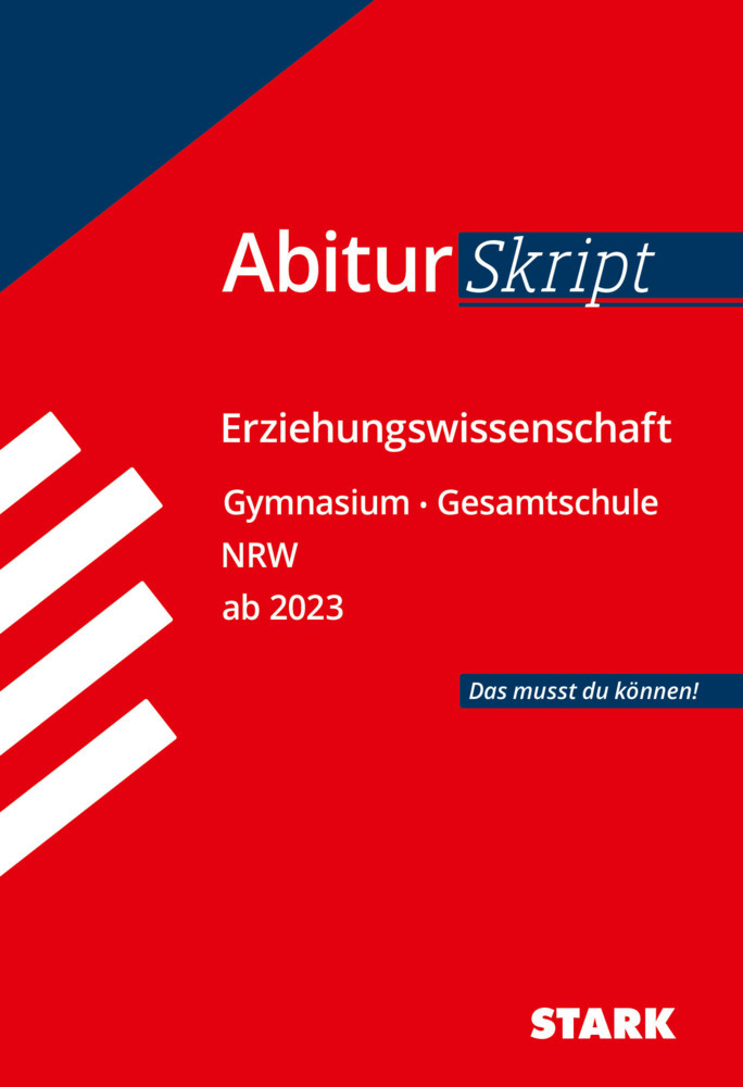 STARK Erziehungswissenschaft - AbiturSkript NRW ab 2023 main product photo