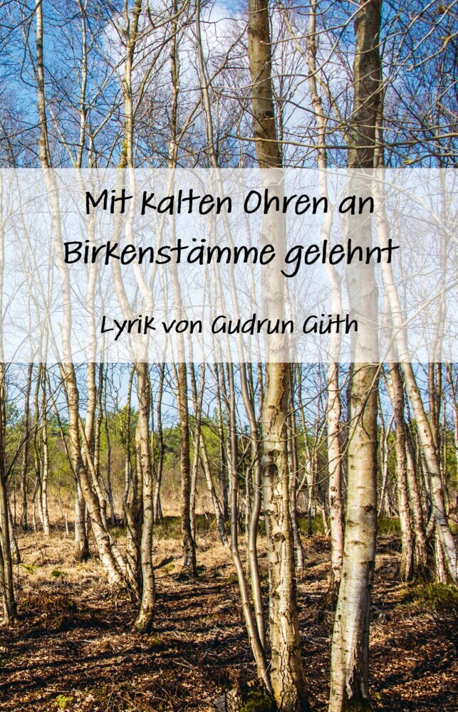 Mit kalten Ohren an Birkenstämme gelehnt main product photo