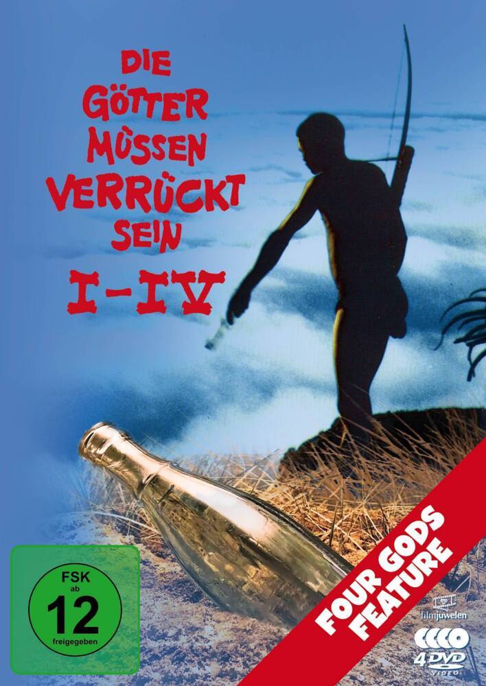 Die Götter müssen verrückt sein I-IV / Four Gods Feature, 4 DVD main product photo