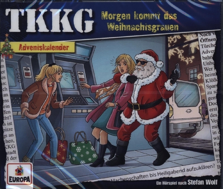 Ein Fall für TKKG Adventskalender - Morgen kommt das Weihnachtsgrauen, 2 Audio-CD main product photo