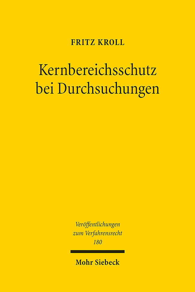 Kernbereichsschutz bei Durchsuchungen main product photo