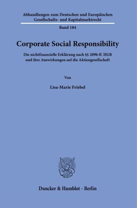 Corporate Social Responsibility.