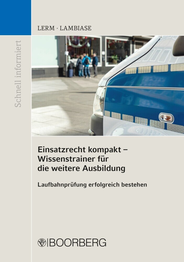 Einsatzrecht kompakt - Wissenstrainer für die weitere Ausbildung main product photo