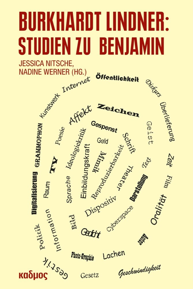 Burkhardt Lindner: Studien zu Benjamin main product photo