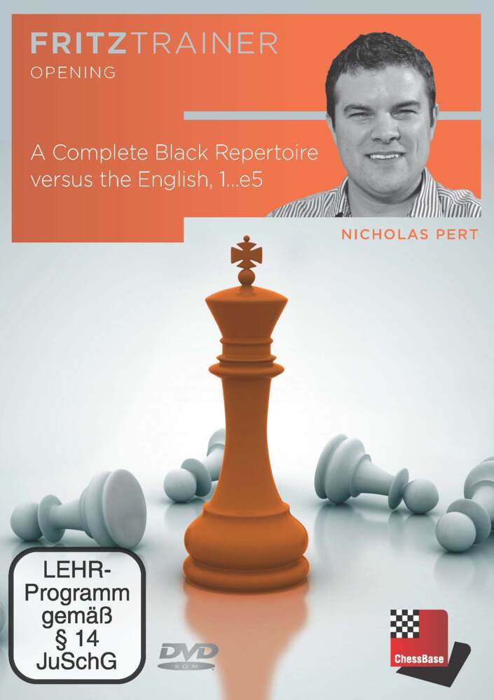 A Complete Black Repertoire versus the English, 1...e5, DVD-ROM main product photo