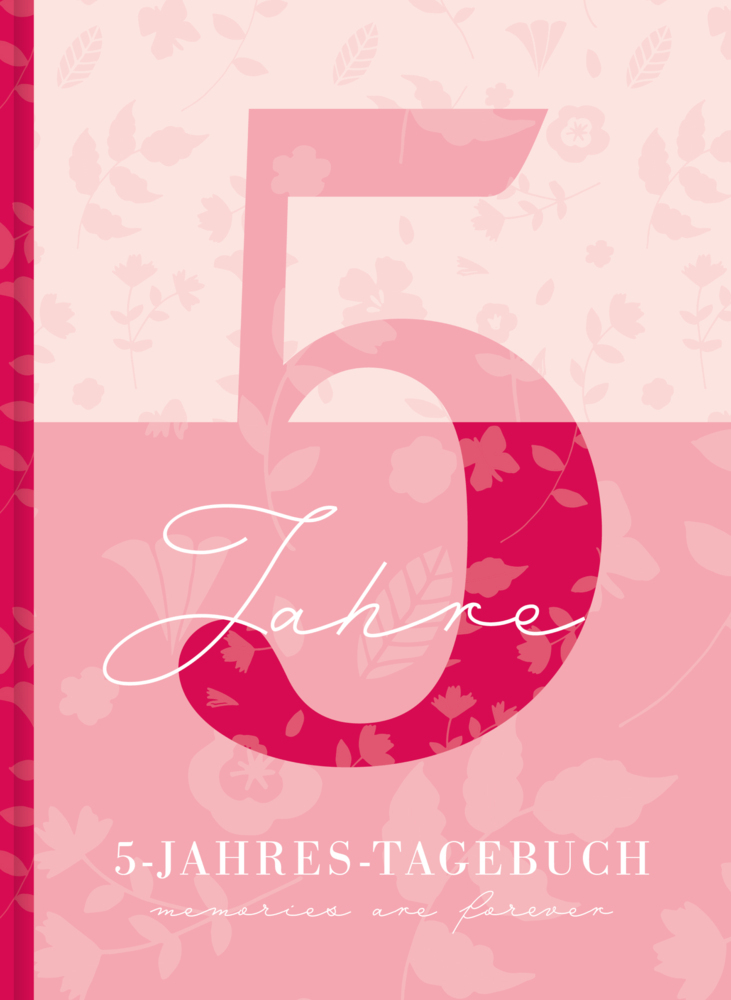 5 Jahresbuch: Das Tagebuch für 5 Jahre | Rosa 5 Jahres Kalender zum Ausfüllen für jeden Tag im Jahr, 365 Tage lang. Für Frauen und Mädchen. Kalender-Tagebuch main product photo