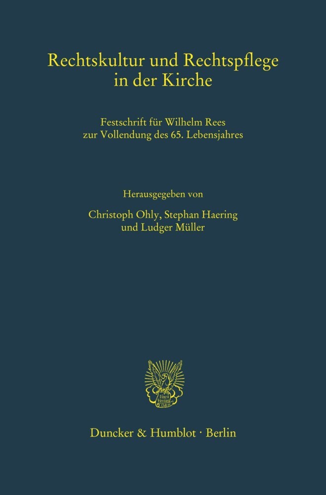 Rechtskultur und Rechtspflege in der Kirche main product photo