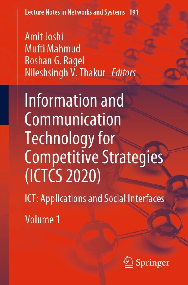 Information and Communication Technology for Competitive Strategies (ICTCS 2020) main product photo