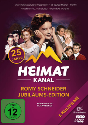 Romy Schneider Jubiläums-Edition, 5 DVD