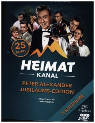 Peter Alexander Jubiläums-Edition, 5 DVD