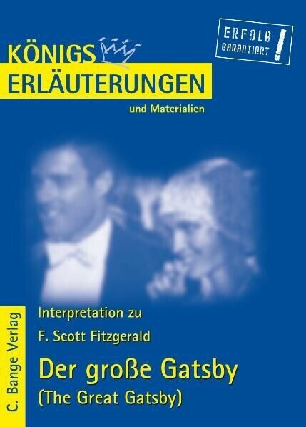 Der große Gatsby - The Great Gatsby von F. Scott Fitzgerald. Textanalyse und Interpretation. main product photo