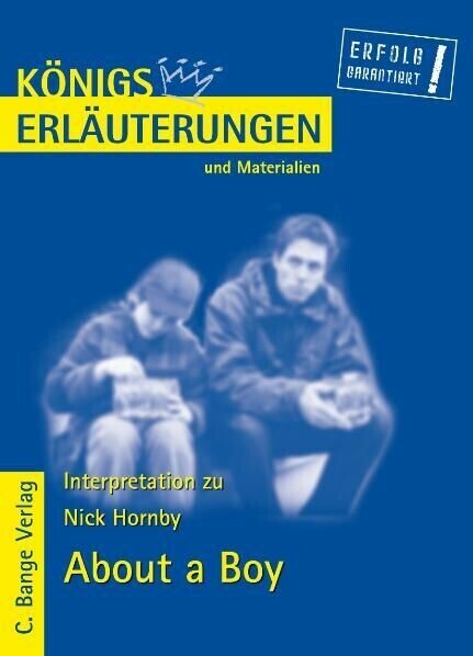 About a Boy von Nick Hornby. Textanalyse und Interpretation. main product photo