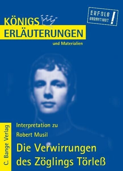 Die Verwirrungen des Zöglings Törleß von Robert Musil. Textanalyse und Interpretation. main product photo